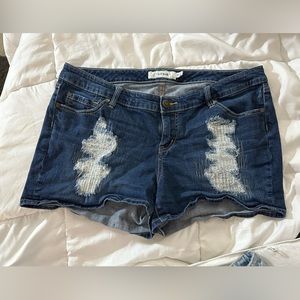 torrid jean shorts